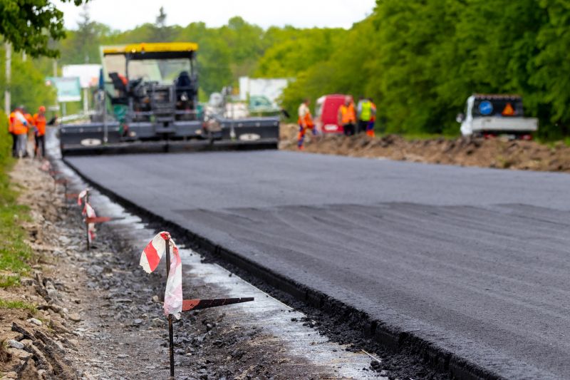Asphalt Paving in Progress